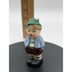 Vintage GOEBEL HUMMEL Porcelain 2.75" tall GERMAN BOY Pepper Shaker P18‎